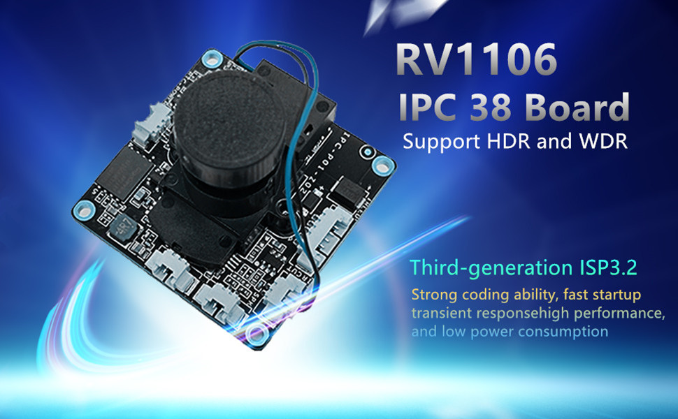 Kort introduktion av TC-RV1106 IPC 38 kamerakort