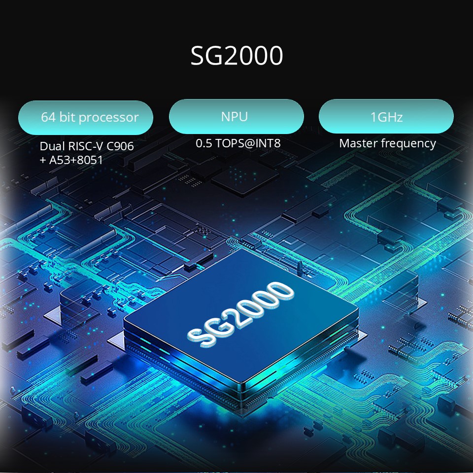 SG2000 Development Board, RISC-V C906 ARM, för Linux Learning
